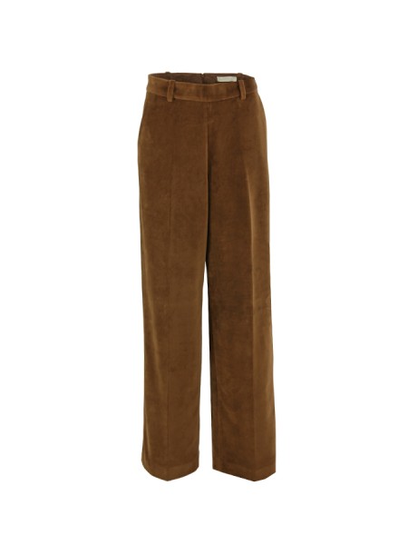 Pantalone Circolo in Velluto Cioccolato